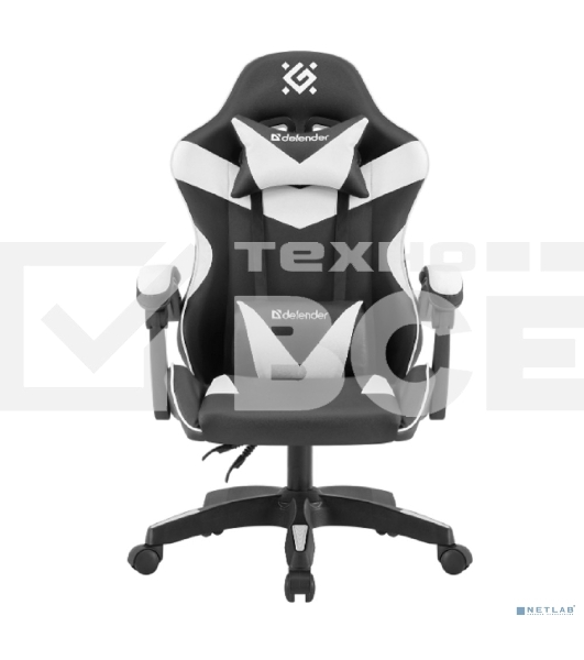 Кресло игровое Defender URANA черный/белый 64058