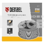 Порошковая проволока Е71TGS, диам. 0,8 мм, 1 кг, диам. катушки D100 Denzel, фото2