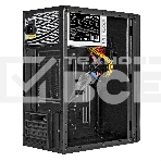 Компьютерный корпус Minitower ExeGate BAA-303U-UNS350 (mATX, БП UNS350 с вент. 12см, 2хUSB+1хUSB 3.0, HD Audio, черный), фото6