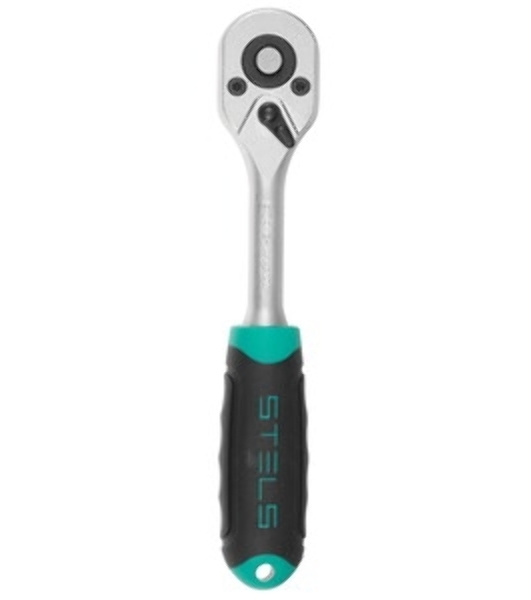 Ключ Stels 14025 трещотка 1/4'' 72 зуба с быстрым сбросом crv