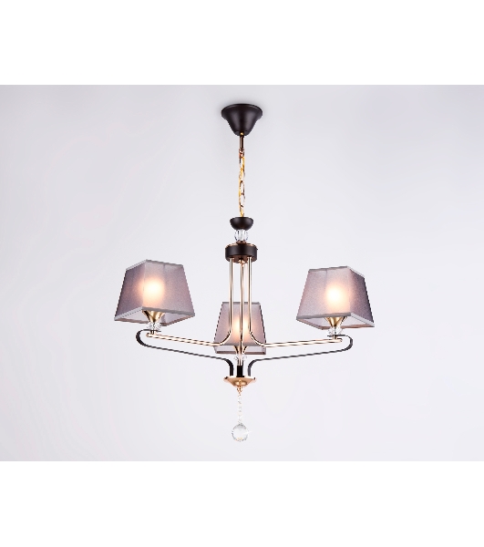 Светильник Ambrella light TR4614/3 CF/FGD кофе/золото E27/3 max 40W D640*800
