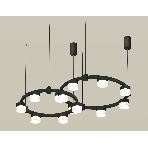 Светильник Ambrella light XR92091002/13 SBK/FR черный песок/белый матовый GX53 (A9209, C9238, C9232, N8401), фото 1