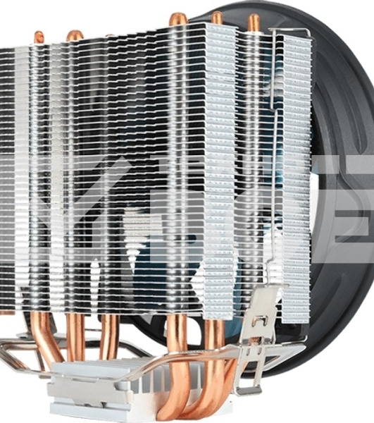 Кулер для процессора AeroCool / Formula Verkho 3 Plus серебристый, 120 мм, алюминий/медь, 2000 об/мин, 26.7 дБ, 4 pin, 125 Вт, 134 мм