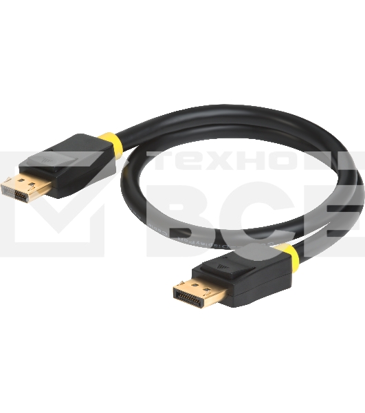 Кабель Greenconnect 2.0m DisplayPort v1.2, 20M/20M, черный, 28/28 AWG, GCR-DP2DP-2.0m