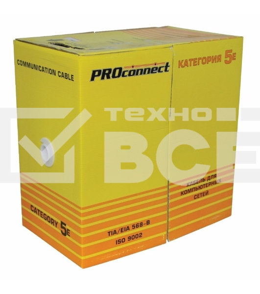 Кабель Proconnect (01-0045-3) Кабель UTP CAT5 4 пары (305м) 0.51мм OUTDOOR CCA