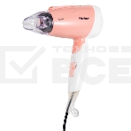 Фен Blackton Bt HD1001C White-Pink Мощность 1000 Вт, Напряжение 220 В, 50 Гц, Регулировка воздушного потока 2, Регулировка температуры 3, Складная ручка, Петля для подвешивания, Концентратор., фото3