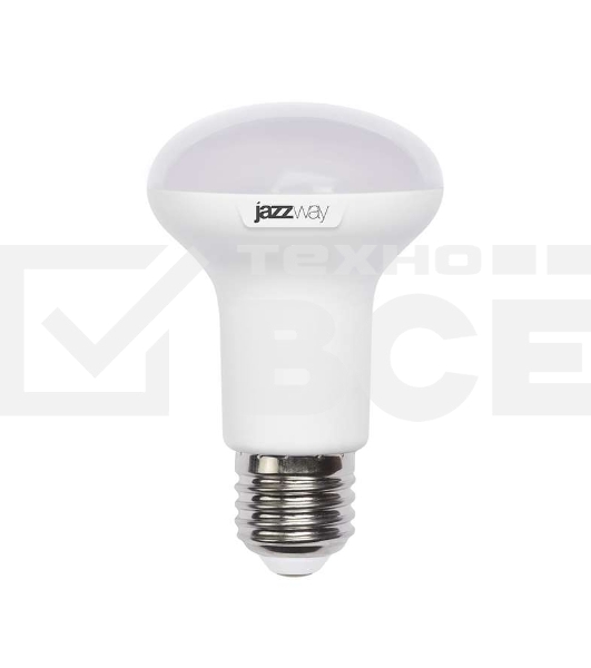 Лампа светодиодная PLED-SP R63 8Вт 5000К холод. бел. E27 630лм 230В JazzWay 1033666