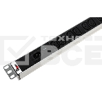 Аксессуар ЦМО Блок розеток Rem-10 без шнура с инд., 10 IEC 60320 C13, вход IEC 60320 C14, 10A, алюм., 19
