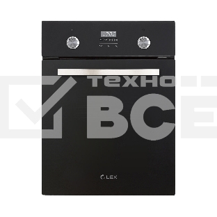 Духовой шкаф LEX EDP 4590 BL Matt Edition  объем 55л, LED таймер, 9 функций, встраиваемый
