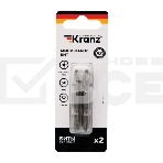 Мини-набор бит KRANZ PH2xPH2, PH1xPH3-50 мм (2 шт./уп.), фото 1