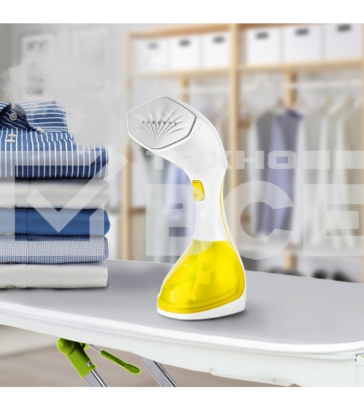 Отпариватель ручной Kitfort КТ-999-4 желтый/белый