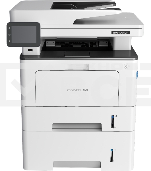 МФУ лазерный Pantum BM5100FDN, A4, ч/б, печ. до 40 стр/мин., скан. до 24 стр/мин., 1200x1200dpi, USB, RJ-45