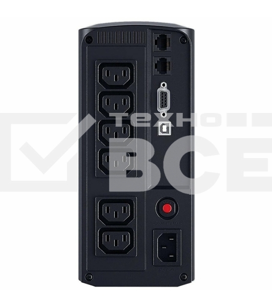 Источник бесперебойного питания UPS CyberPower VP1000EILCD Line-Interactive 1000VA/550W USB/RS-232/RJ11/45  (6 IEC С13)