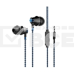 Наушники вакуумные AUX разъем с МК без рег.громкости длина 1.1м More Choice G26 (Blue), фото2