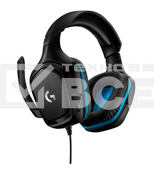 Гарнитура Logitech Headset G432 Wired Gaming Leatherette Retail