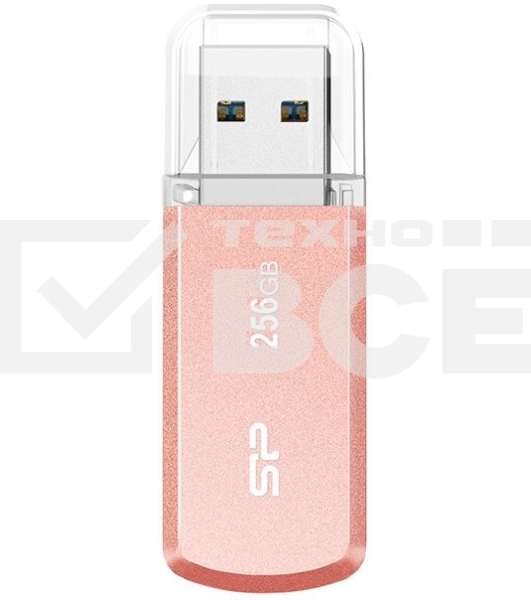 Флешка USB 256Gb Silicon Power Helios 202, USB 3.2, Розовое Золото