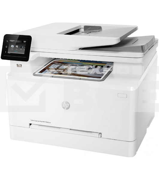 МФУ лазерный HP Color LaserJet Pro M282nw (7KW72A), A4, цветной, печ. до 21 стр/мин., скан. до 26 стр/мин. (ч/б) 22 стр/мин. (цвет), 600 x 600 dpi (печать) 1200x1200dpi (скан.), USB, RJ-45, Wi-Fi, Air Print, Mopria