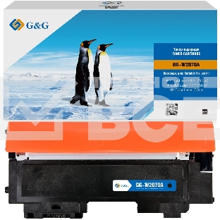 Картридж лазерный G&G GG-W2070A черный (1000 стр.) для HP Color Laser MFP 179fnw/178nw/150nw