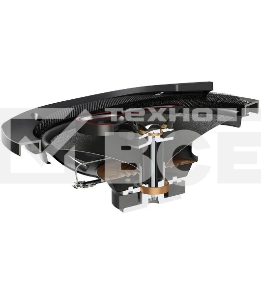 Колонки автомобильные Pioneer TS-R6951S 400Вт 4Ом 15x23см (6x9дюйм) (ком.:2кол.) коаксиальные трехполосные