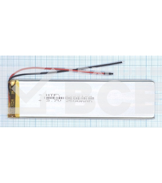 Портативный аккумулятор Li-Pol (батарея) 3*38*135мм 2pin 3.7V/2500mAh