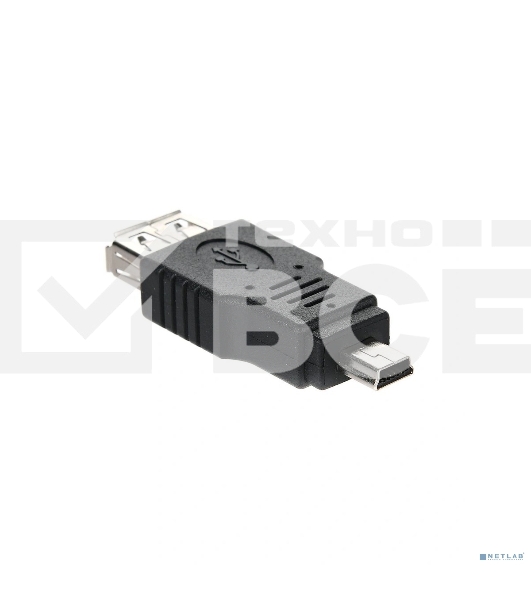 Переходник AF/miniBm USB 2.0 VCOM переходник USB(мама) на miniUSB, CA411