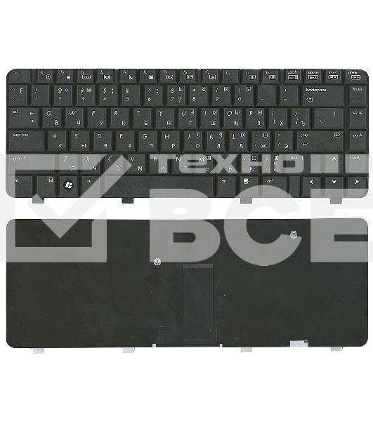 Клавиатура для ноутбука HP 530 черная
