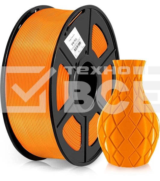 Пластик для принтера 3D Cactus CS-3D-PETG-1KG-ORANGE PETG d1.75мм 1кг 1цв.