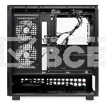 Компьютерный корпус HSPD F710, Panoramic Mid Tower, черный, TG, 0.5 SPCC, 3x120мм ARGb E-ATX, ATX, mATX, mITX 185/395/270мм 2x2.5