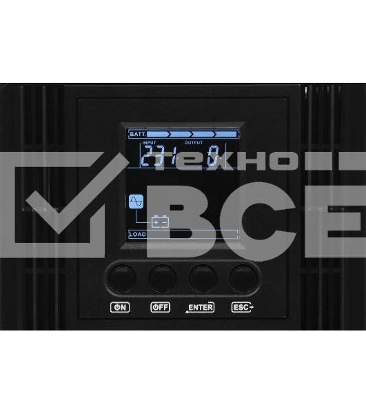 Источник бесперебойного питания Ippon Innova TB 1000 900Вт 1000ВА черный