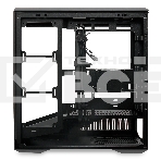 Компьютерный корпус без блока питания HSPD F711-TGbK, Panoramic Full Tower, Black, TG, 0.7 SPCC, no fans ATX, mATX, mITX 190/420/280мм 2x2.5', 2x3.5', 7xPCI 1xUSB-A 3.0, 1xUSB-C 445x235x475мм, фото16
