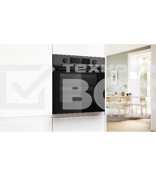Духовой шкаф электрический Bosch HUA736EG0T черный