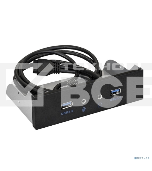 Планка USB на переднюю панель ExeGate EX289291RUS U5H-627, 5,25