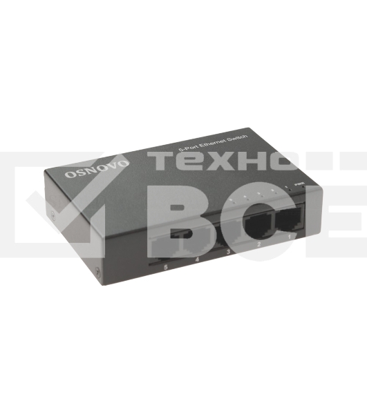 Коммутатор Osnovo SW-5F 5x100 Мбит/с неуправляемый