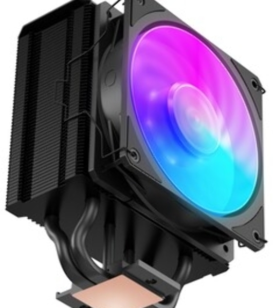 Кулер для процессора Cooler Master Hyper 212 ARGB черный, 120 мм, алюминий/медь, 1800 об/мин, 27 дБ, 4 pin, 150 Вт, 157 мм