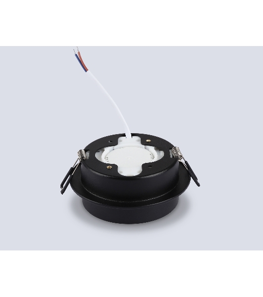 Светильник Ambrella light TN6708 BK черный IP44 GX53 max 15W D105*45