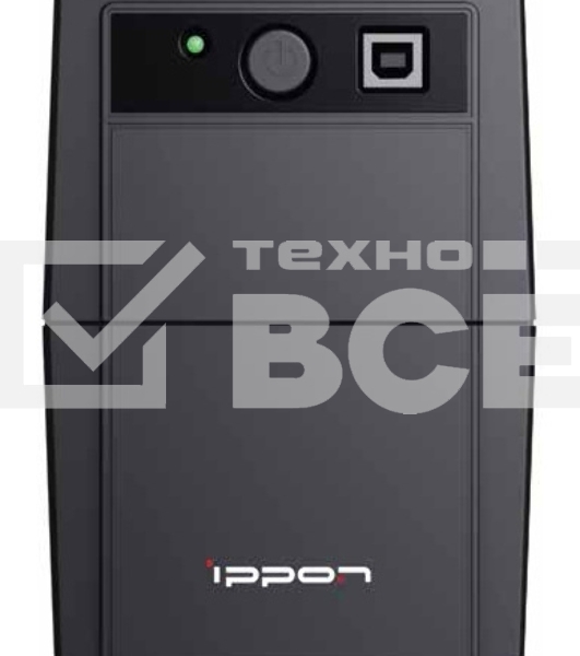 Источник бесперебойного питания Ippon Back Basic 1050S Euro 600Вт 1050ВА черный