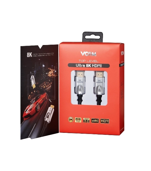 Кабель HDMI 19M/M,ver. 2.1, 8K@60 Hz 2m VCOM <CG862-2M> VCOM/TELECOM