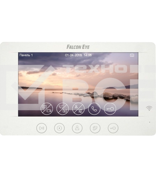 Видеодомофон Falcon Eye Cosmo HD Wi-Fi белый