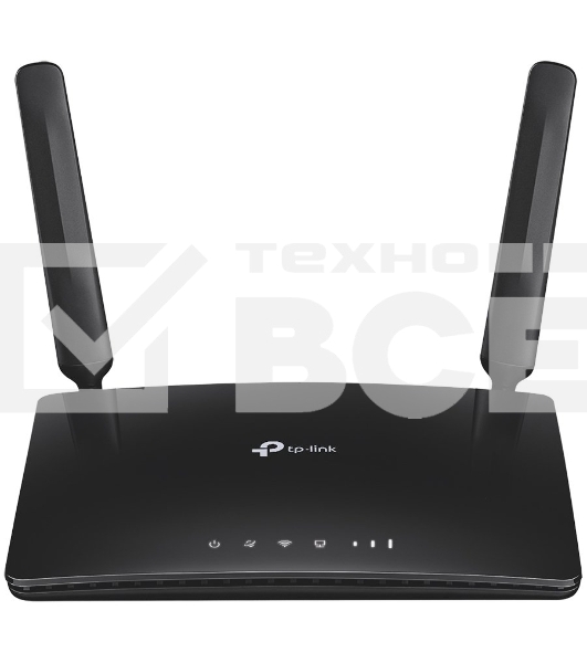Маршрутизатор беспроводной TP-Link SOHO Archer MR200 (MR200) 10/100BASE-TX/4G черный