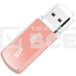 Флешка USB 256Gb Silicon Power Helios 202, USB 3.2, Розовое Золото