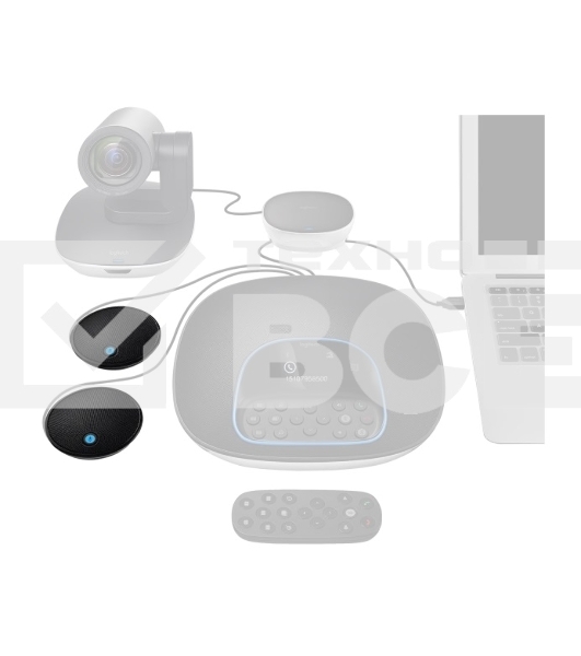 Микрофоны выносные проводные 2 шт. (989-000171) для Logitech ConferenceCam Group 