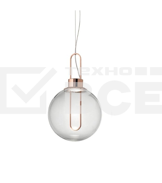 Светильник подвесной ORB, розовое золото