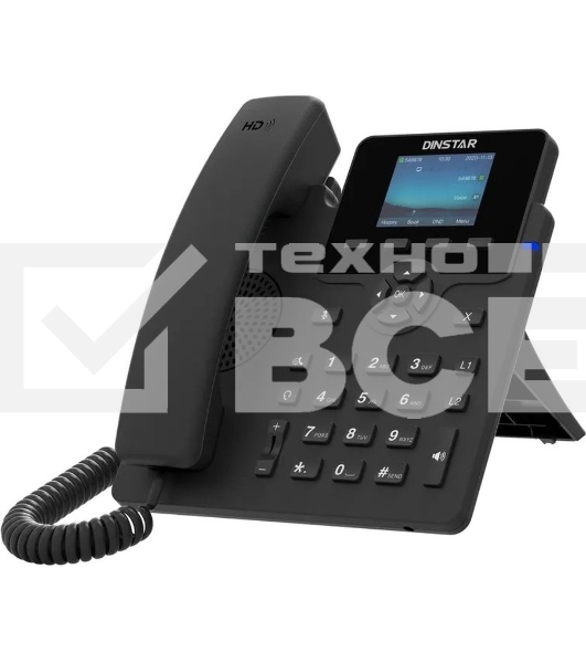 Телефон IP Dinstar C62UP черный