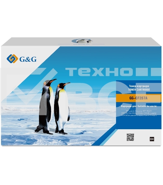 Картридж лазерный G&G GG-CF287A черный (9000стр.) для HP LJ M506dn/M506n/M506x