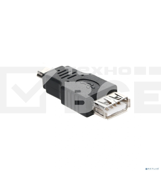 Переходник AF/miniBm USB 2.0 VCOM переходник USB(мама) на miniUSB, CA411