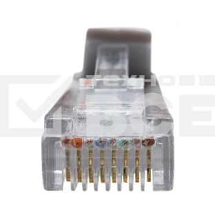 Патч-корд Suprlan 10-0142 UTP RJ-45 вил.-вилка RJ-45 кат.5E 1м серый LSZH 24AWG