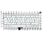 Клавиатура для ноутбука MacBook A1342 2009/2010 белая 13,3