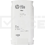 Картридж HP 738 130-ml Yellow DesignJet Ink Cartridge, фото 1