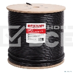 Кабель витая пара Rexant U/UTP, cat.5e, PE, 16PR, 24AWG, OUTDOOR, SOLID, черный, 305м, фото3