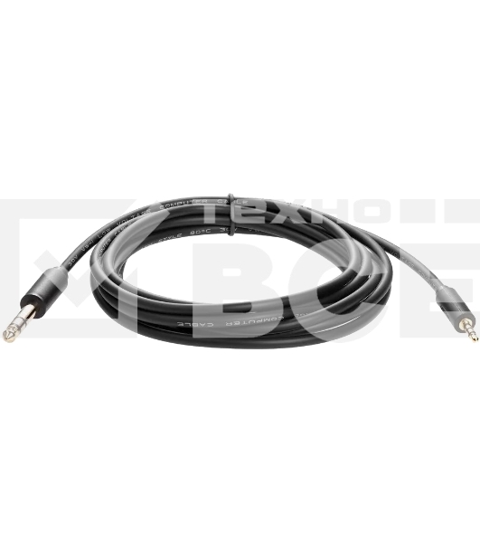 Кабель-адаптер 3.5ST(M)/6.35 ST(M), 3м, Telecom PRO <TAV6165-3M>